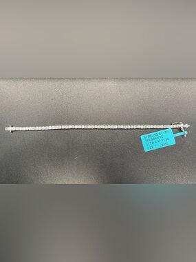 Sterling Silver Moissanite Tennis Bracelet